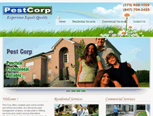 Tablet Screenshot of pestcontrolchicago.com